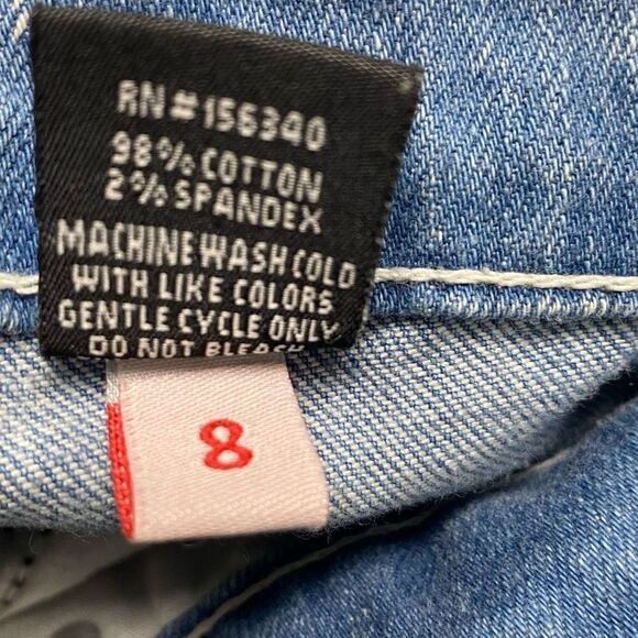 FOCUS Men’s Distressed Patch Jeans Size 34/30 Blue With Multicolored Patchwork‎ - Picture 8 of 11